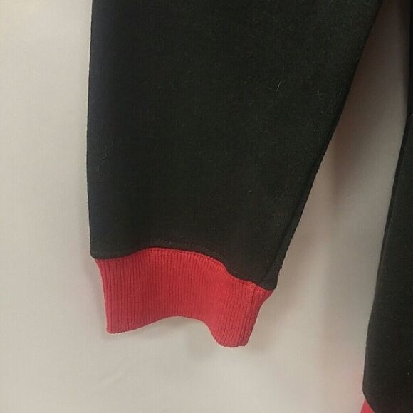 BOY'S BLACK & RED HOODIE WITH "STRIKER" LOGO. - Picture 3 of 6